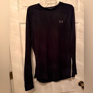 Under Armour Black Waffle Knit Top
